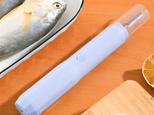 Elektrinis grandiklis grandiklis žuvies žvynų skaleris tarkavimo mašina