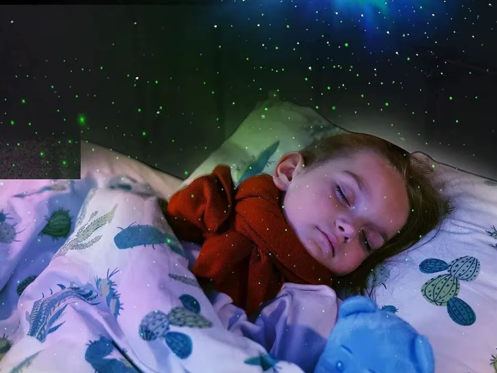 Projektorius meška naktinė šviesa led lazerinis projektorius universalus nuotolinio valdymo pultas