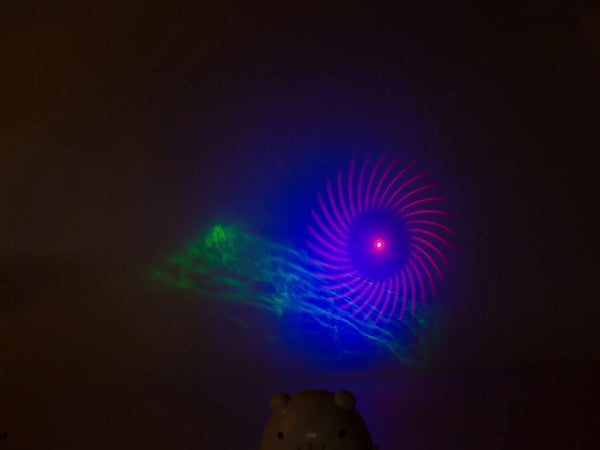 Projektorius meška naktinė šviesa led lazerinis projektorius universalus nuotolinio valdymo pultas