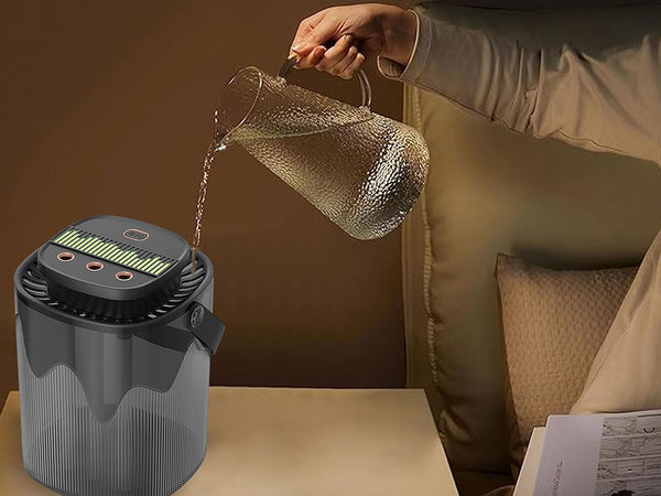 Oro drėkintuvas aromato difuzorius aromaterapija rgb apšvietimas usb