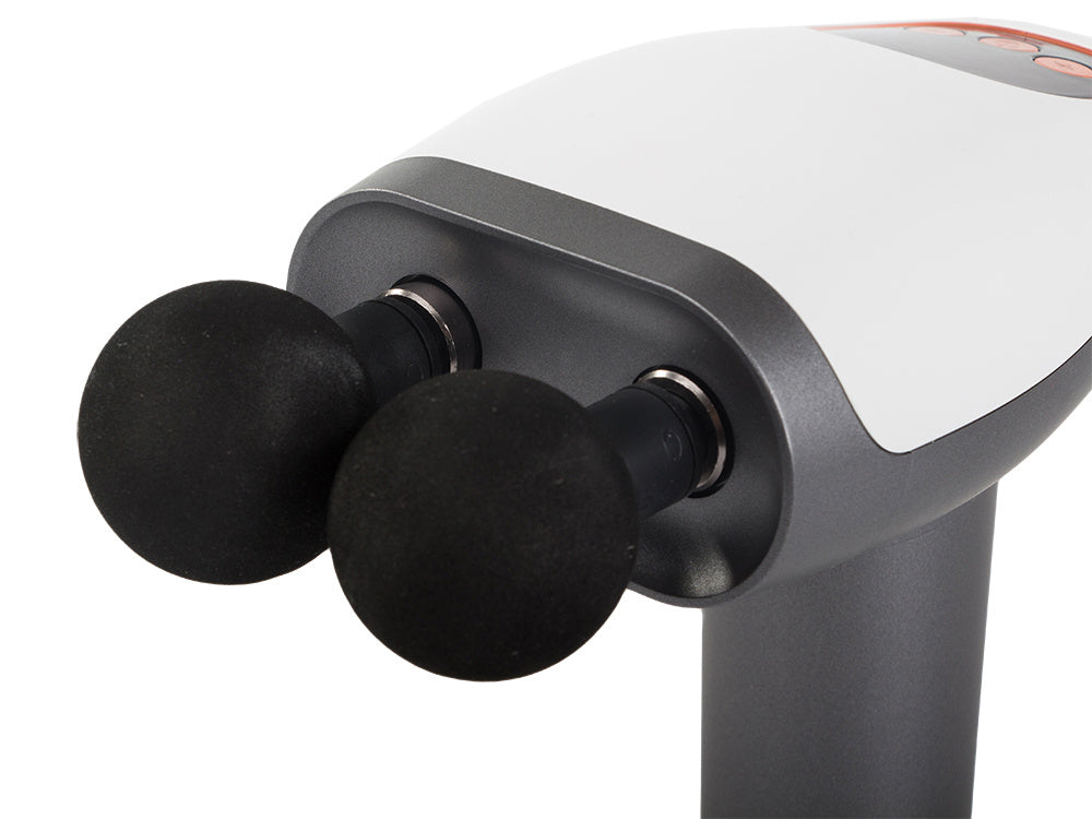 Lcd belaidis masažo pistoletas galingas 8 antgalių rinkinys nugarai