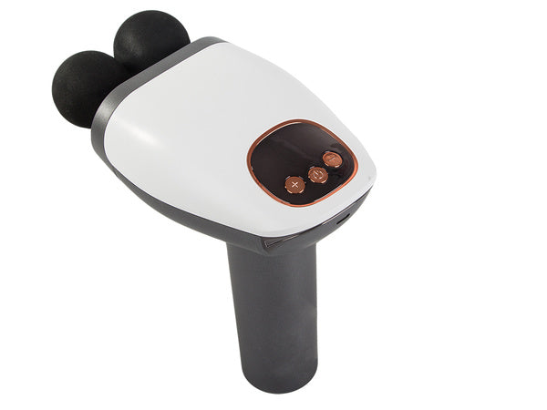 Lcd belaidis masažo pistoletas galingas 8 antgalių rinkinys nugarai