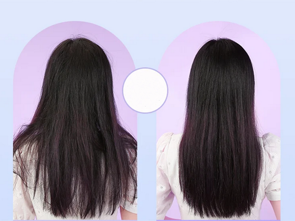 Plaukų tiesinimo šepetys 2in1 elektrinis belaidis