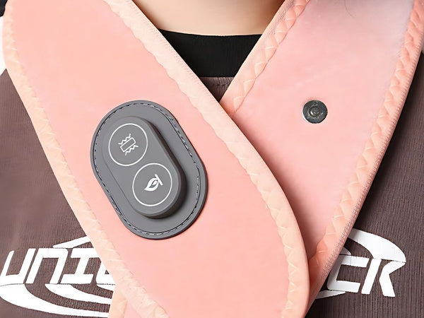 Kaklo skausmo malšinimas kaklo masažuoklis šildomasis masažinis galvos apdangalas usb lengvas