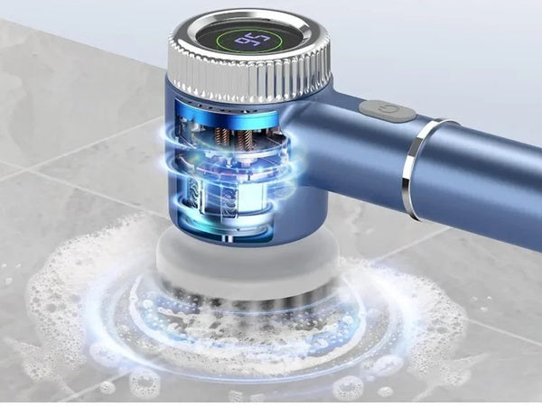 Akumuliatorinis elektrinis rotacinis šepetys virtuvės valymui 5in1