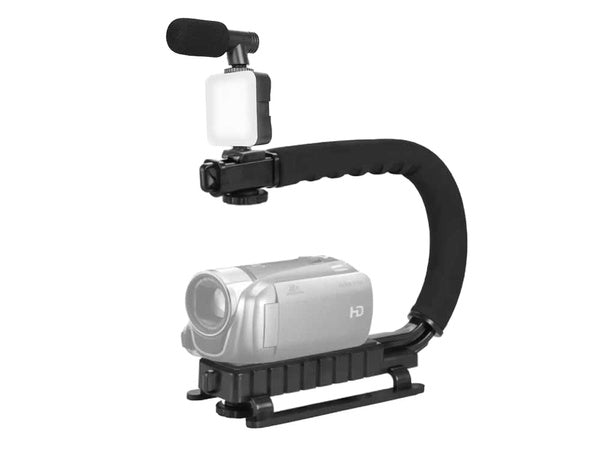 Vaizdo įrašymo rinkinys vaizdo įrašymo trikojis mikrofonas telefono laikiklis