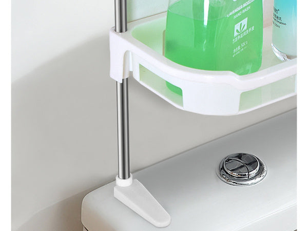 Vonios kambario lentyna virš klozeto sėdynės laisvai stovintis wc 2 lentynos lentyna tualetas