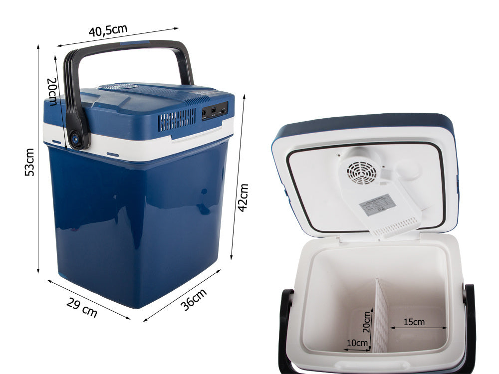 Kelioninis šaldytuvas 12v 230v 26l šildymo funkcija namuose didelis