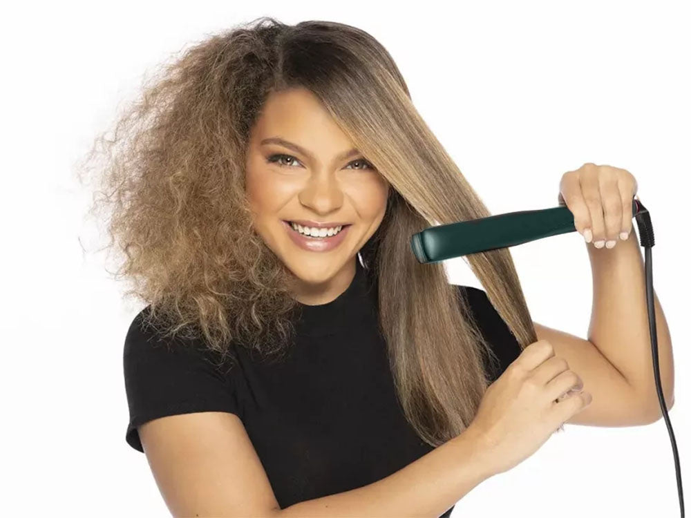 Plaukų tiesintuvas temperatūros kontrolės keramikos rinkinys 60w 5 režimai, Žalia, Szín, Zöld