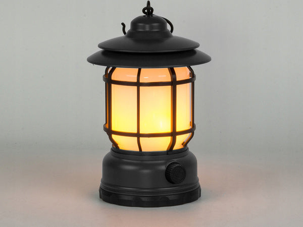 Kempingo kempingo lempa įkraunamas led usb turistinis kablys žibintuvėlis, Juoda, Szín, Fekete