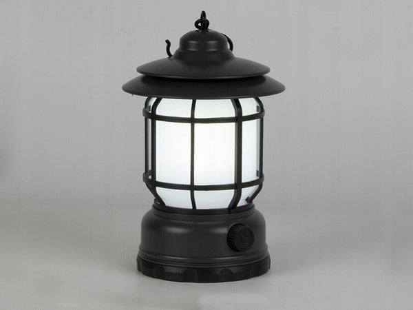 Kempingo kempingo lempa įkraunamas led usb turistinis kablys žibintuvėlis, Juoda, Szín, Fekete