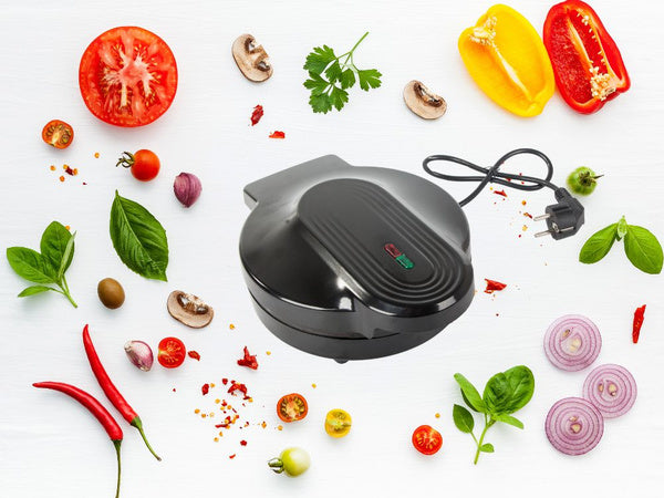 Elektrinė picų kepimo krosnelė 1000 w su nepridegančia danga, greitai kepanti