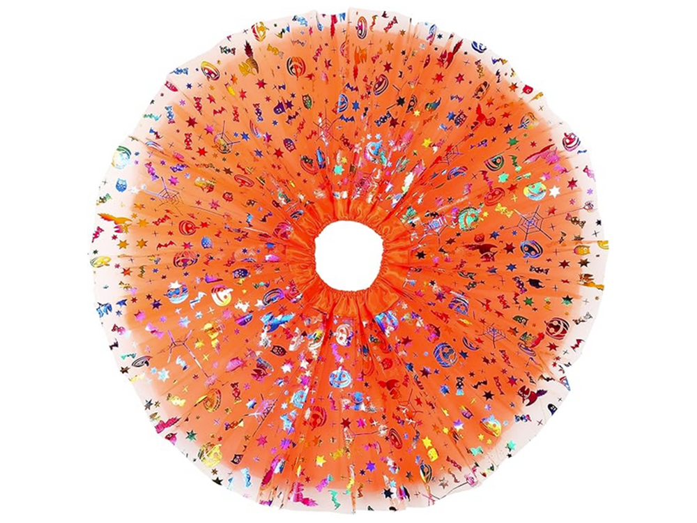 Helovinas uzpost kostiumas tutu sijonas moliūgų galvos juosta lankas švytintis