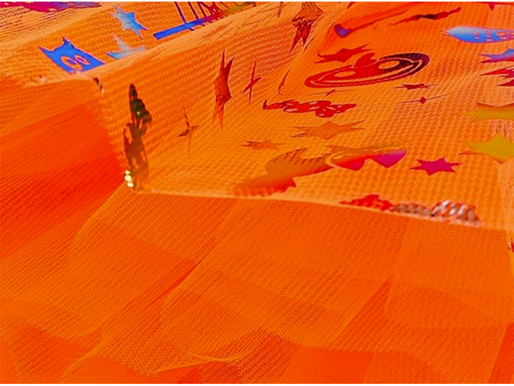 Helovinas uzpost kostiumas tutu sijonas moliūgų galvos juosta lankas švytintis