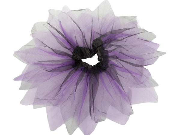 Helovino persirengimo kostiumas sijonas šikšnosparnio galvos juosta juoda ir violetinė