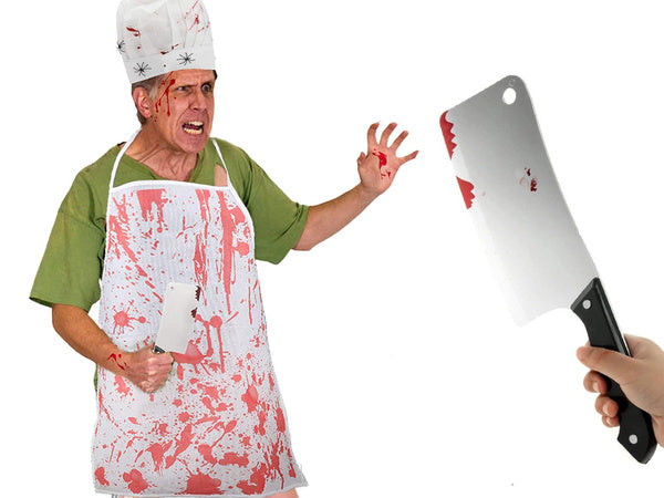 Kruvinas kirtiklis žudikui žudikui psichopatui kostiumas helovinas peilis