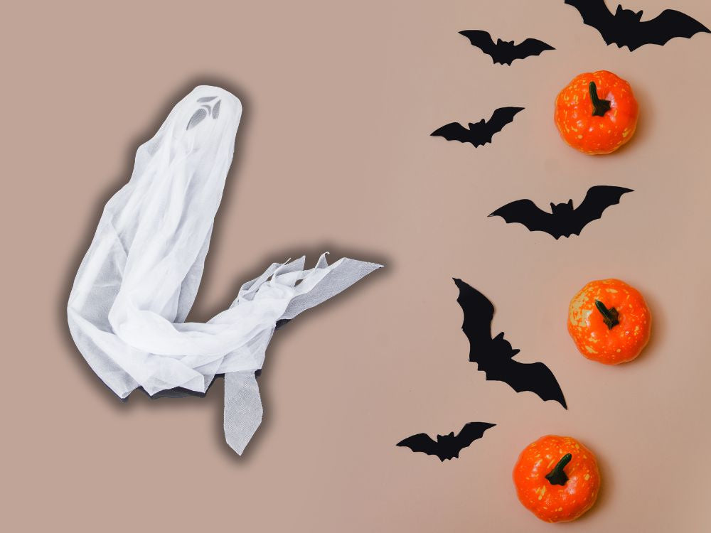 Helovino dekoracijos pakabinama dekoracija vaiduoklis baltas šauksmas skeletas vaiduoklis 65cm