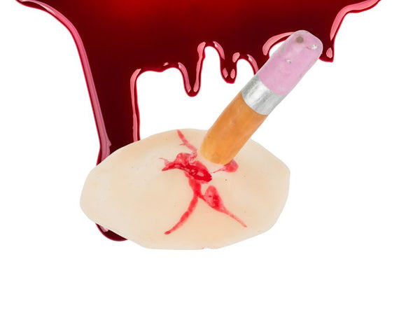 Netikrų žaizdų makiažo rinkinys helovino makiažo rinkinys su krauju, įstrigusiu pieštuku