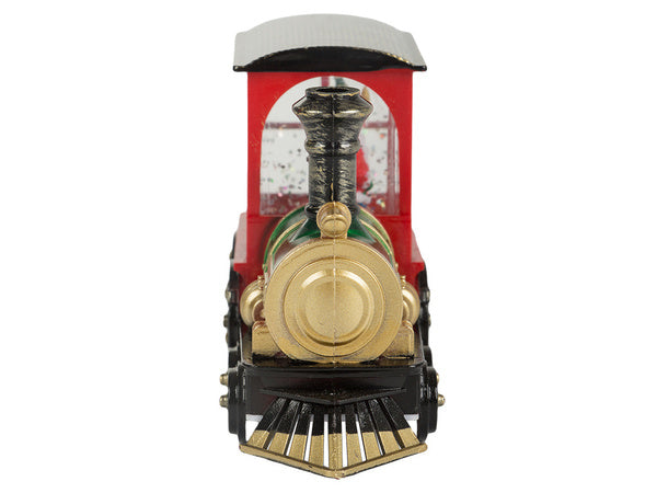 Kalėdinis žibintas žibintas dekoracijos vadovaujama dekoracija vitražas lokomotyvas