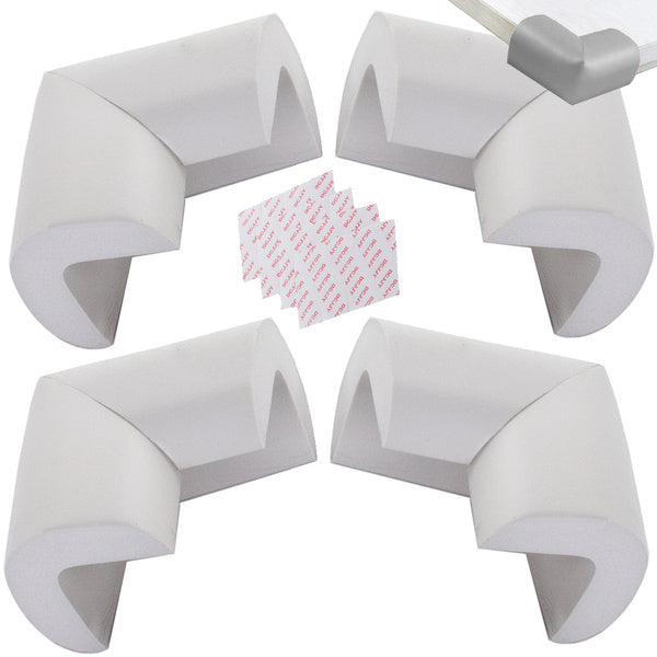 Baldų kampų apsaugos priemonės baldų kampams pilki lipdukai x4, Pilka, Szín, Szürke