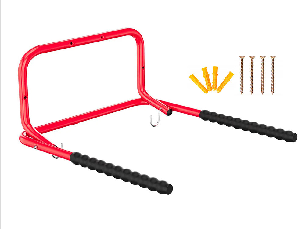 Kablys kablys dvigubas įrankių laikiklis dirbtuvės dviratis į garažą