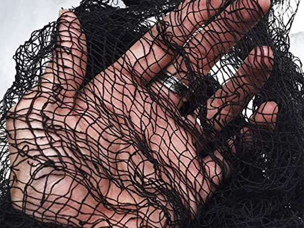 Dirbtinis didelis juodas voratinklis helovino dekoracijos 2 vnt.