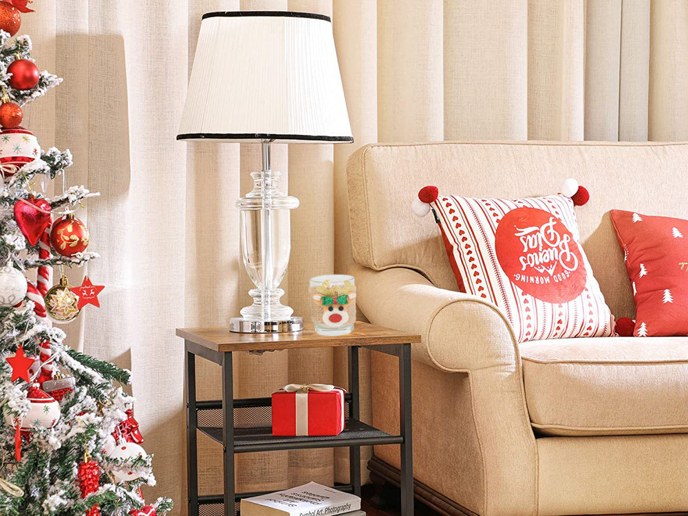 Kvapiosios žvakės stiklinėse žvakėse šiaurės elnių kalėdinis rinkinys 2 vnt.