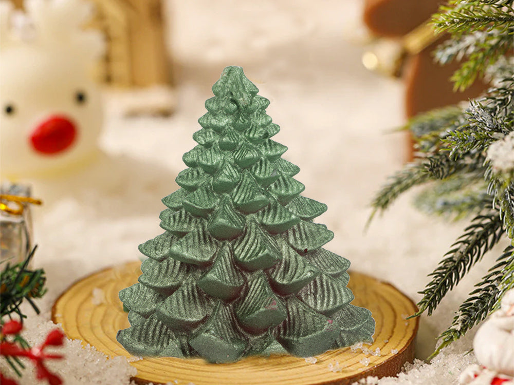 Kalėdų eglutės žvakė kalėdų dėžutės žvakė dekoratyvinė