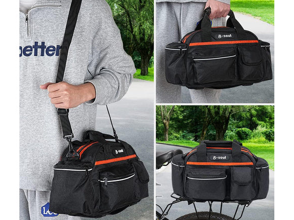 Dviračio bagažinės bagažinė didelės talpos universali