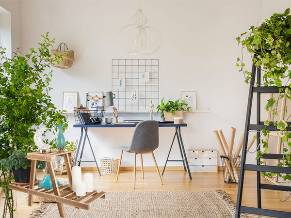 Medinis gėlių vazonų stovas dviejų aukštų lentyna