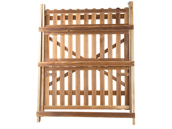 Gėlių vazonas aukštas medinis gėlių lovelis 3 pakopų knygų spinta