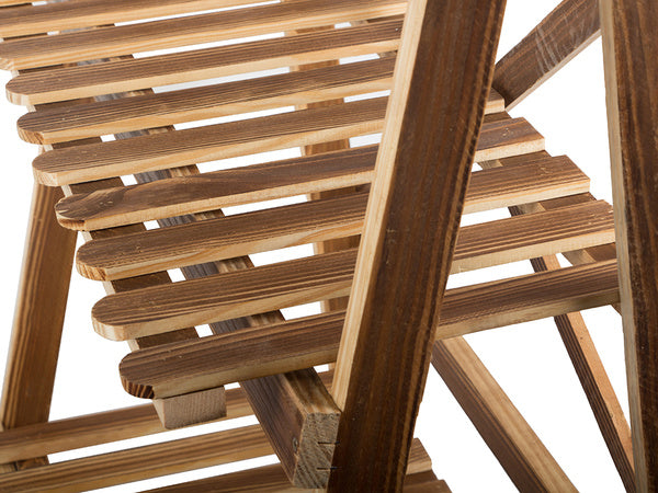 Gėlių vazonas aukštas medinis gėlių lovelis 3 pakopų knygų spinta