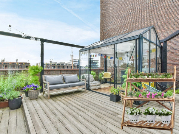 Gėlių vazonas aukštas medinis gėlių lovelis 3 pakopų knygų spinta