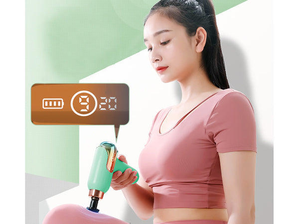 Masažuoklis pistoletas lc-002 žalias (24) gab_a, Žalia, Szín, Zöld