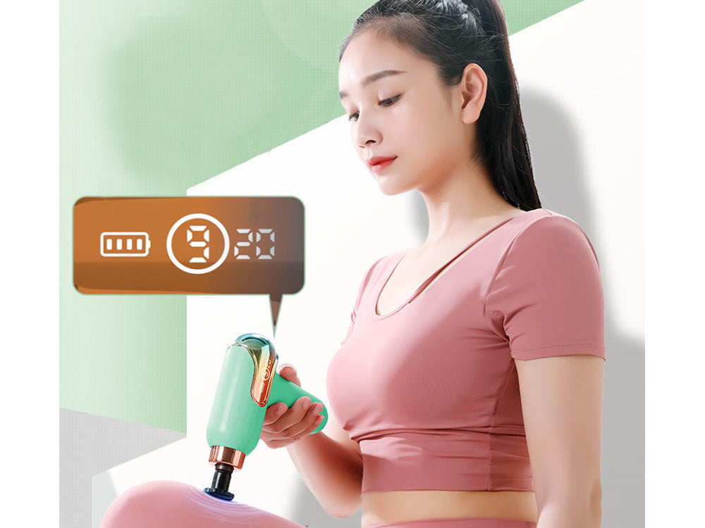 Masažuoklis pistoletas lc-002 žalias (24) gab_a, Žalia, Szín, Zöld