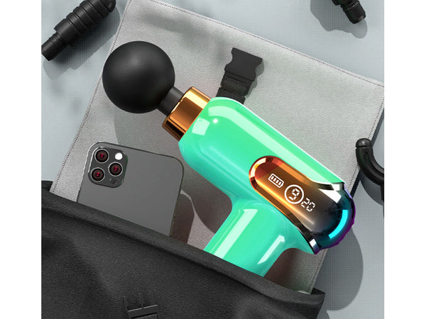 Masažuoklis pistoletas lc-002 žalias (24) gab_a, Žalia, Szín, Zöld