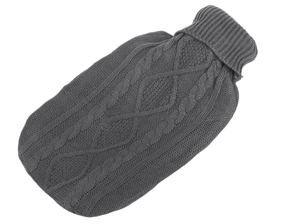 Guminis termoforas su megztu dėklu (2L, modelis 2)