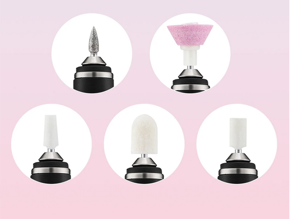 Nagų frezavimo mašina manikiūro pedikiūro frezų rinkinys usb įkraunama baterija, Žalia, Szín, Zöld