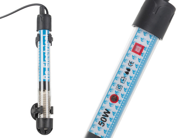 Akvariumo šildytuvas 50w temperatūros kontrolės termostatas efektyvus 50l šildymas