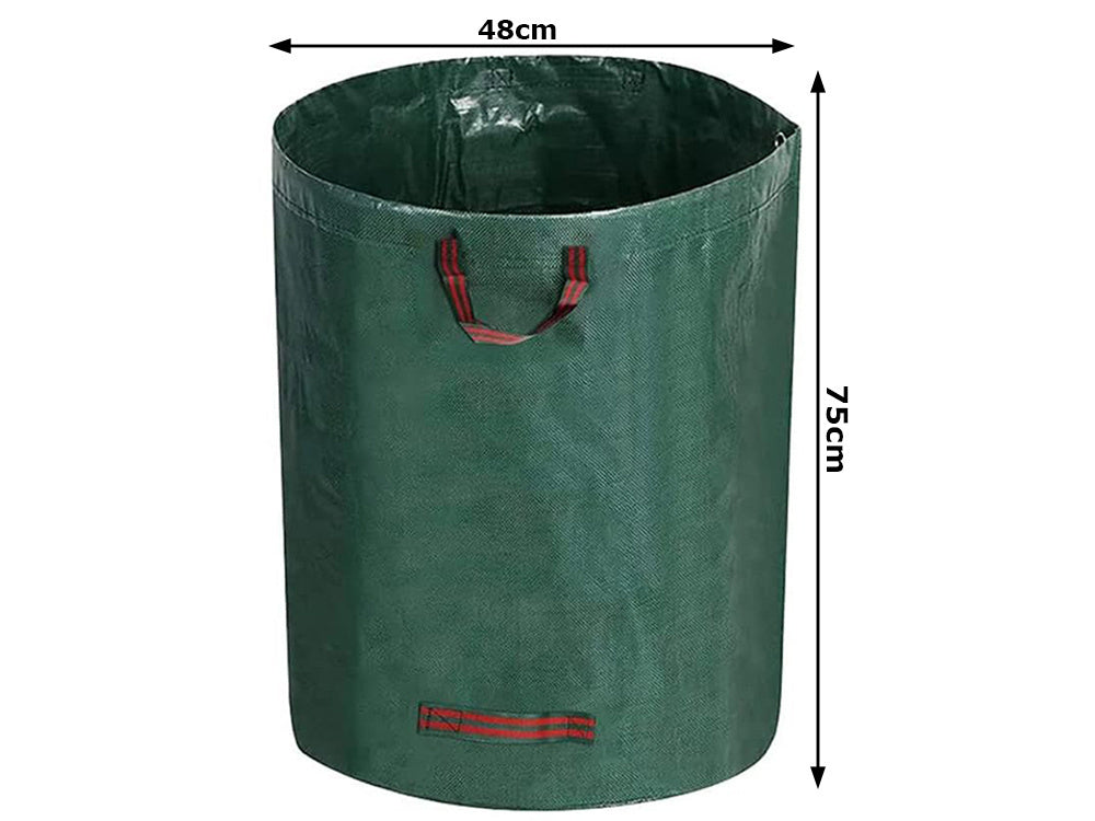 Sodo maišas maišas sodo lapų gaudyklė žolės konteineris 120l stiprus didelis