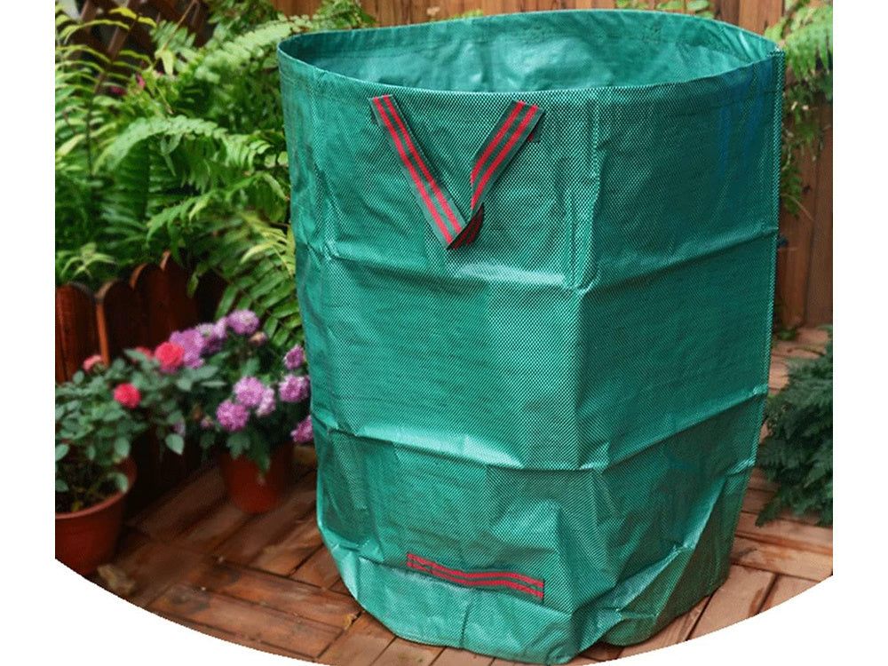 Sodo maišas maišas sodo lapų gaudyklė žolės konteineris 120l stiprus didelis