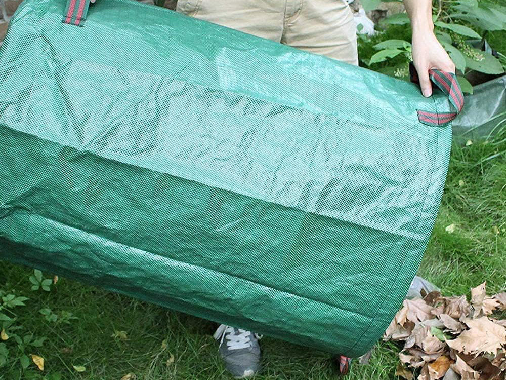 Sodo maišas maišas sodo lapų gaudyklė žolės konteineris 120l stiprus didelis