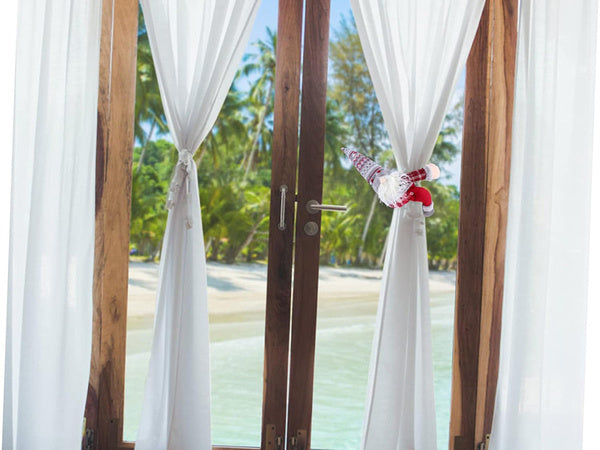 Kalėdų nykštukas nykštukas užuolaidų kabliukas ir kilpa, Pilka, Szín, Szürke