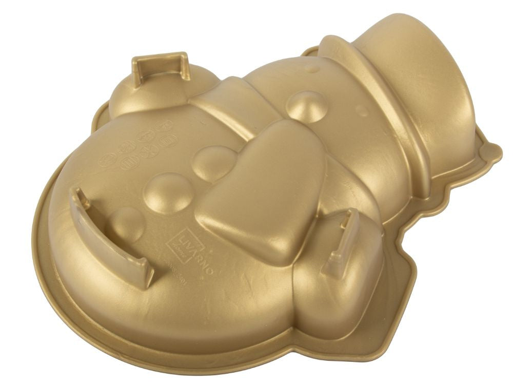 Sniego senio pyrago skarda didelė silikoninė kalėdinio pyrago skarda