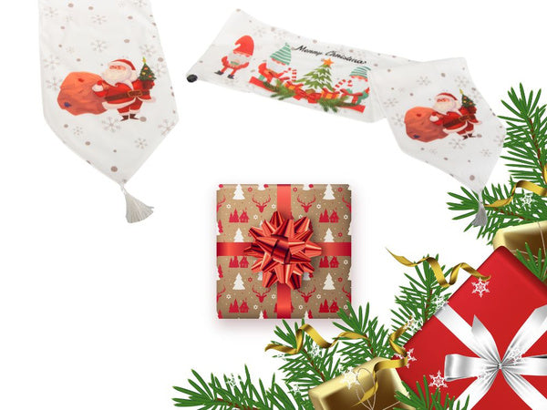 Kalėdų stalo bėgikas mickey eve kalėdoms 205x35cm