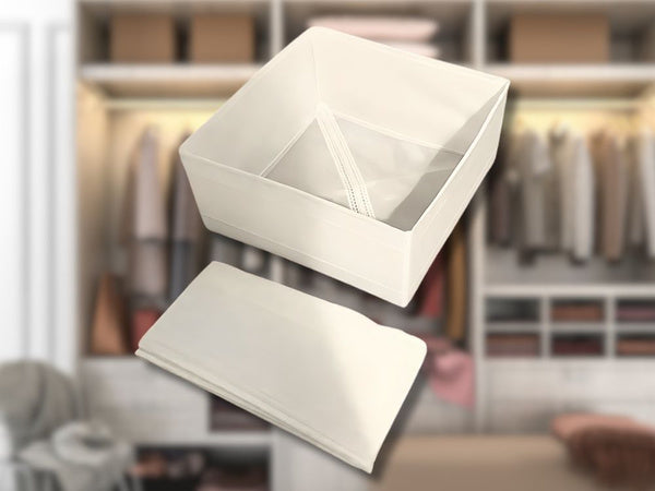 Tekstilinis organizatorius lininių drabužių batų stalčius baltas, Baltas, Szín, Fehér