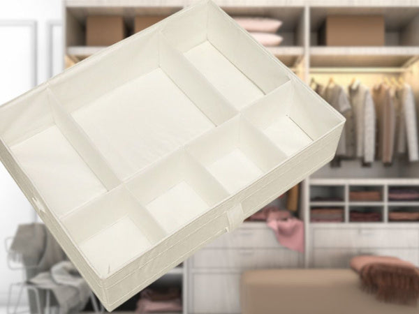 Apatinio trikotažo organizatoriaus kojinių stalčių spintos skirtukų įdėklas baltas, Baltas, Szín, Fehér