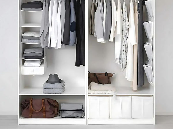 Organizatorius dėžutė drabužių drabužių drabužių skalbinių spinta konteineris didelis, Baltas, Szín, Fehér