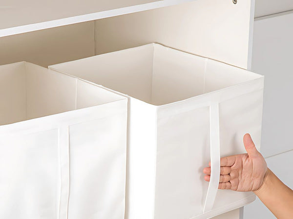 Organizatorius dėžutė drabužių drabužių drabužių skalbinių spinta konteineris didelis, Baltas, Szín, Fehér