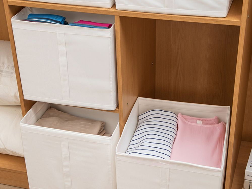 Organizatorius dėžutė drabužių drabužių drabužių skalbinių spinta konteineris didelis, Baltas, Szín, Fehér